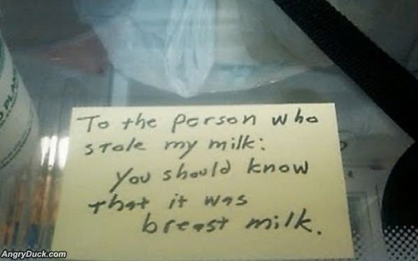 Stole My Milk