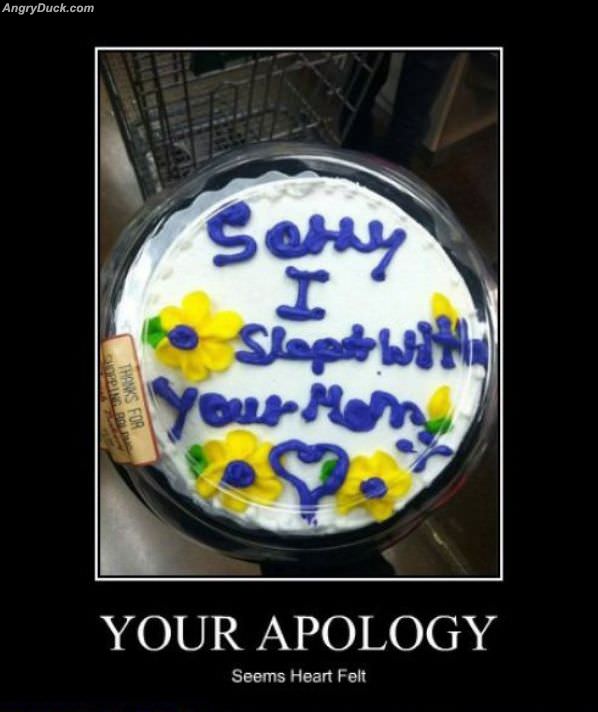 Your Apology
