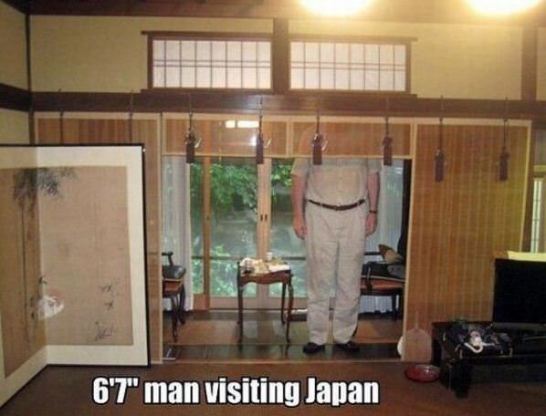 Being Tall In Japan