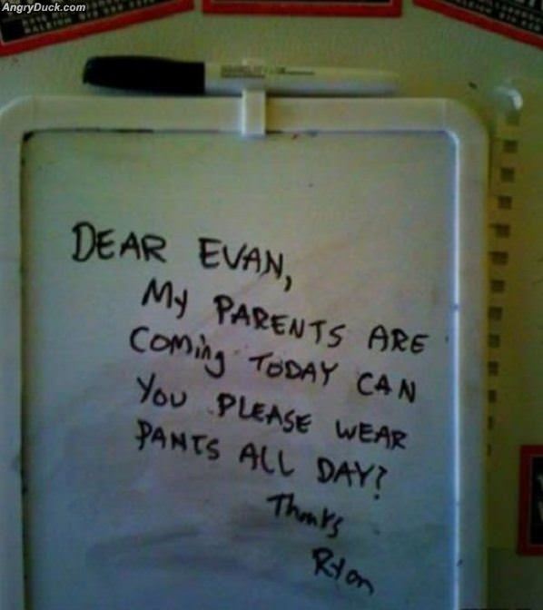 Dear Evan