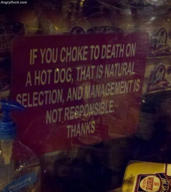 Dont Choke On A Hot Dog