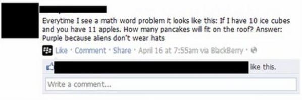 How I See Math Problems