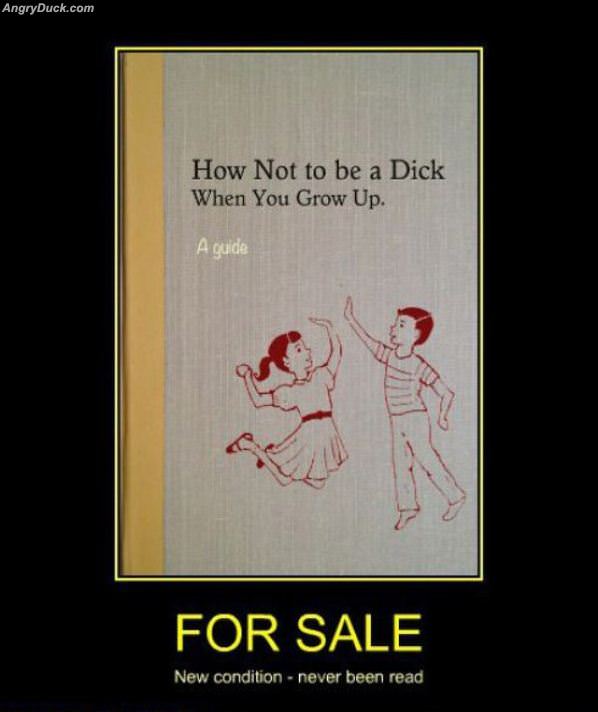 How Not To Be A Dick