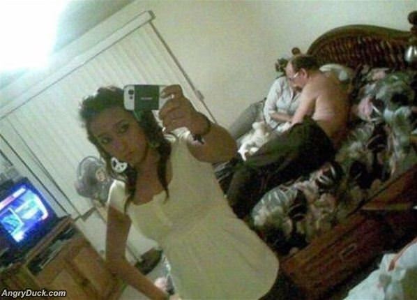 Parents Photo Bombing