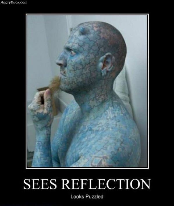 Sees Reflection