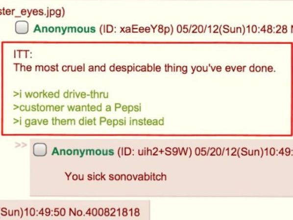 The Most Cruel Thing