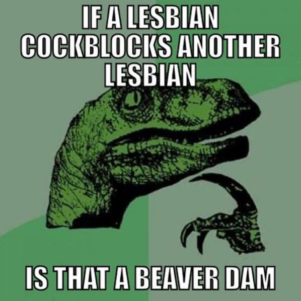 Lesbian Cock Blocker