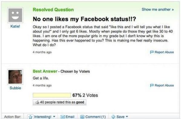 Nobody Likes My Status