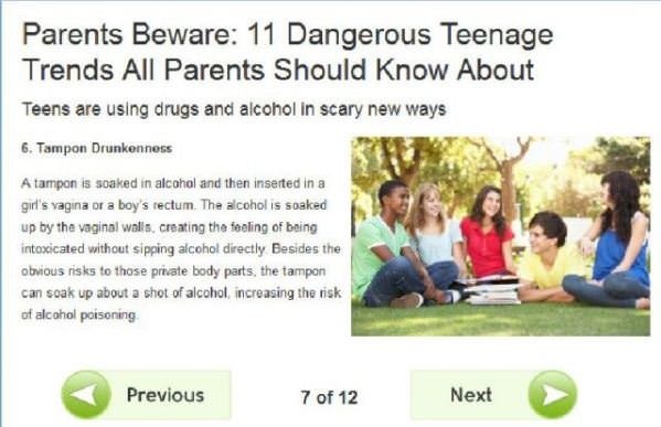 Parents Beware