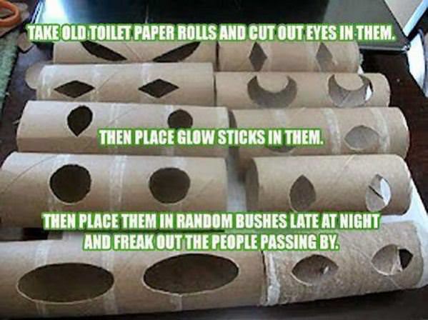 Toilet Paper Rolls Prank