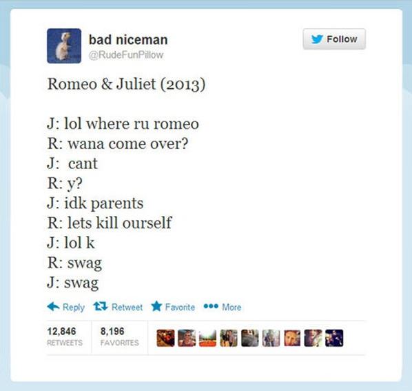 Modern Romeo And Juliet