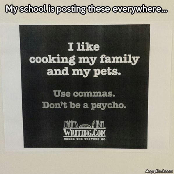 Use Commas