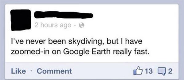 Almost Skydiving