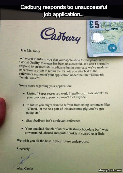 Cadbury Response