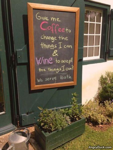 Coffee And Wine