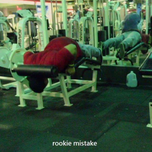 Rookie Gym Mistake