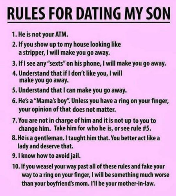 Dating Rules