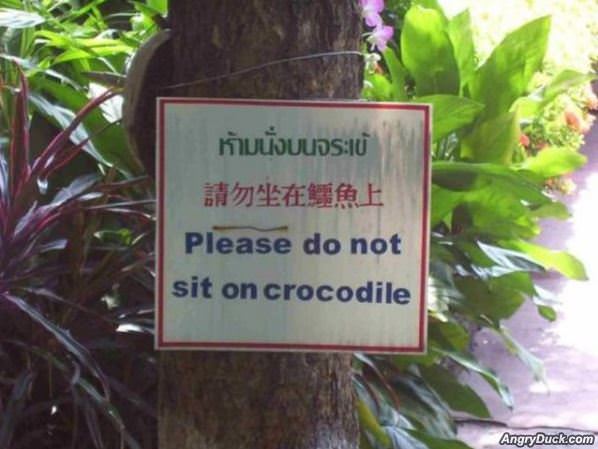 Do Not Sit There