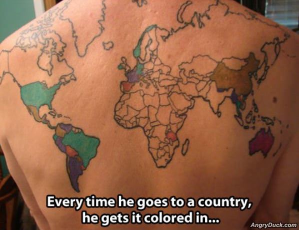 Map Tattoo