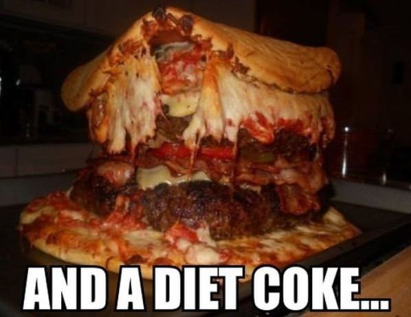 And A Diet Coke