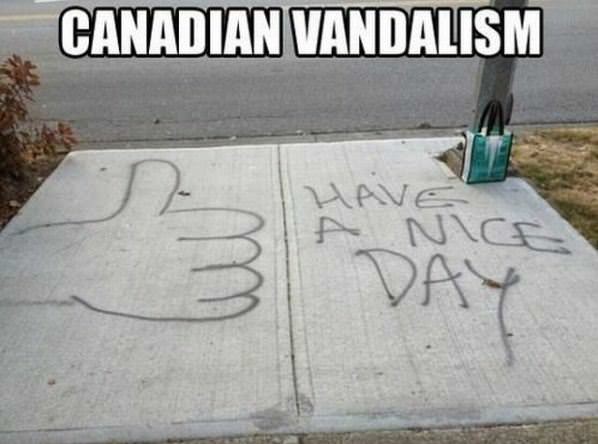 Canadian Vandalism