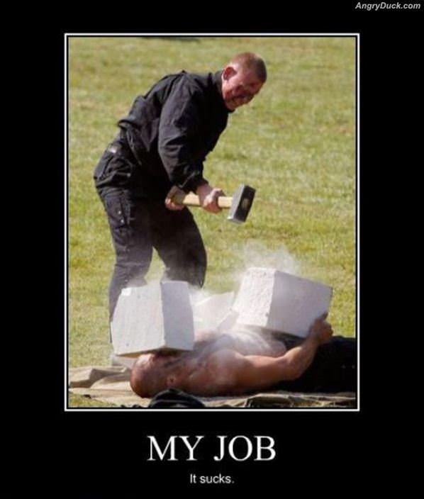 His Job