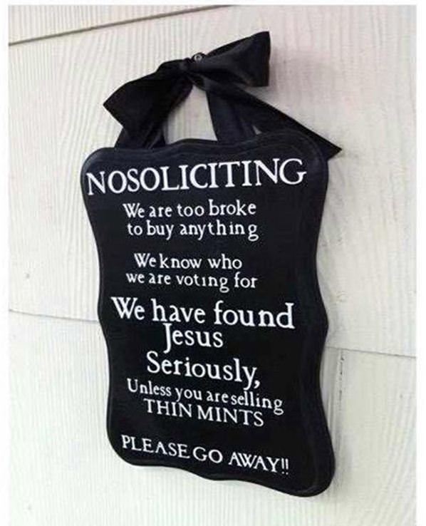 No Soliciting