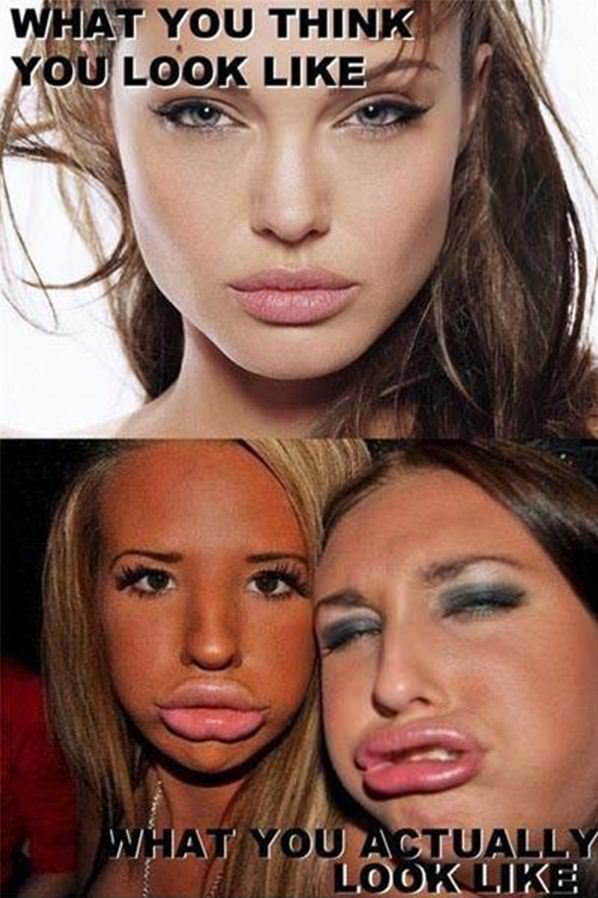 The Duck Face Look