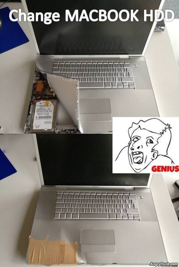 Change Macbook Hdd