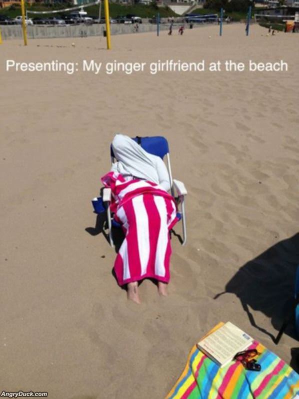 Ginger At The Beach