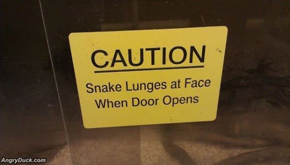 Snake Caution