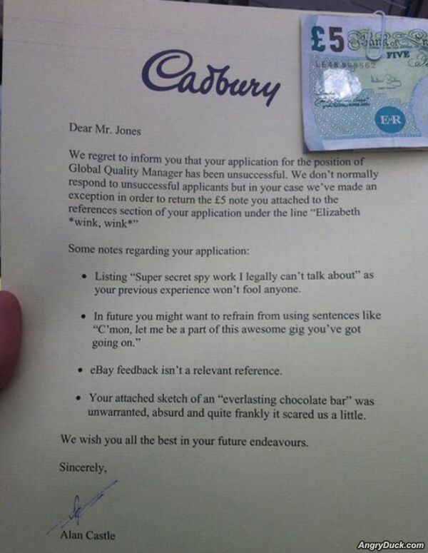 Cadbury Application