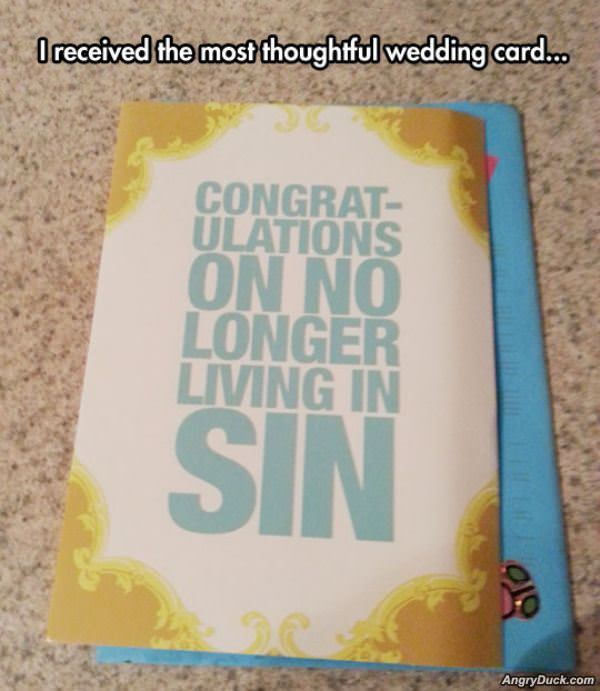 Cool Wedding Card