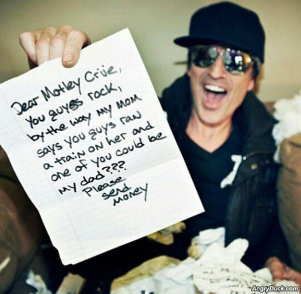 Dear Motley Crue