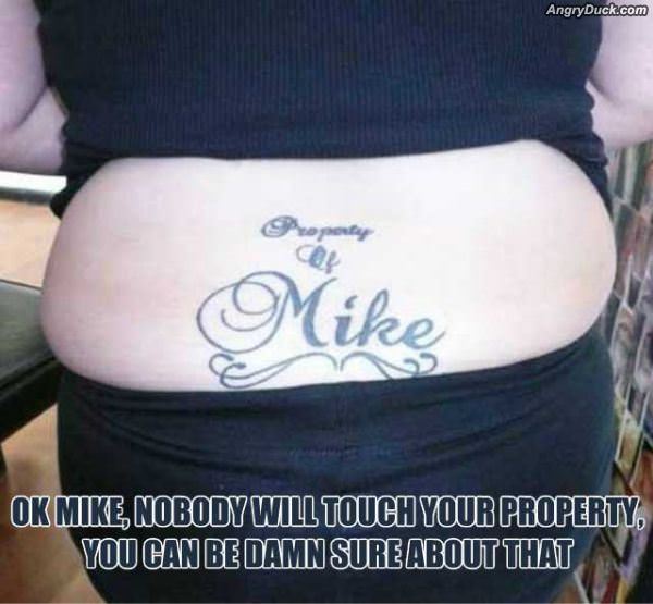 Property Of Mike
