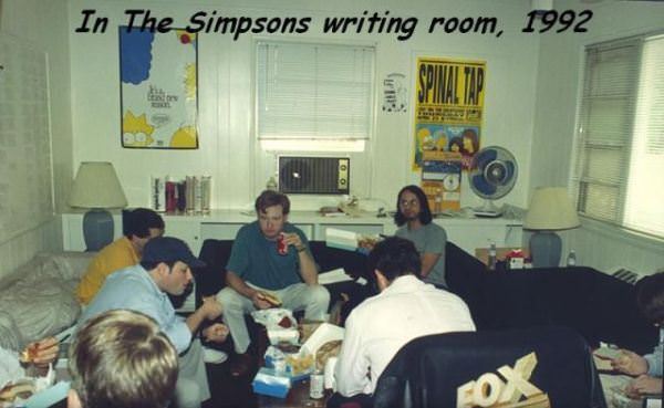 Simpsons Writing Room