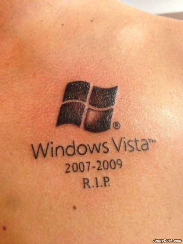 Windows Vista Tattoo