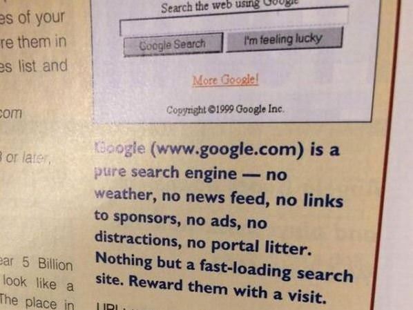 1999 Google