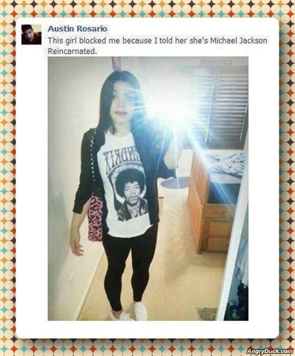 Michael Jackson Selfie Girl