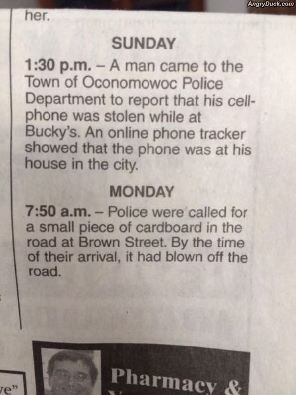 Someone Call The Cops