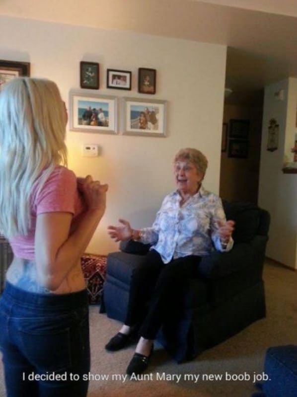 Aunt Mary Is Impressed