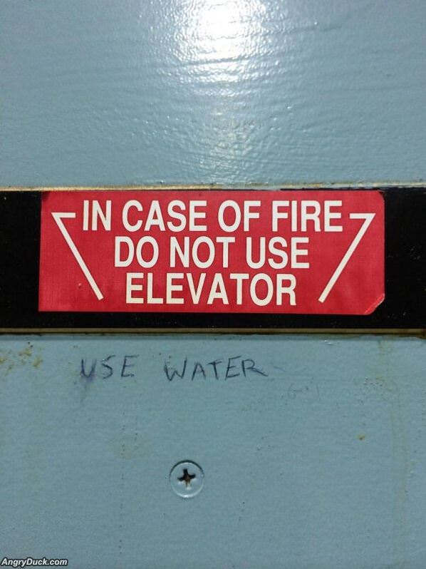 In Case Of Fire