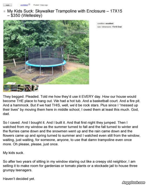Trampoline For Sale
