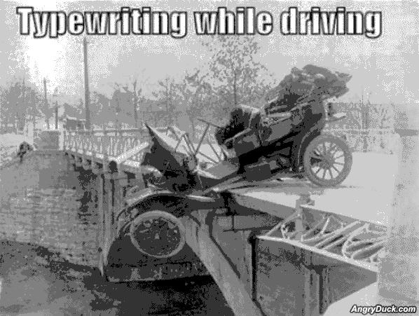 Typewriting While Driving