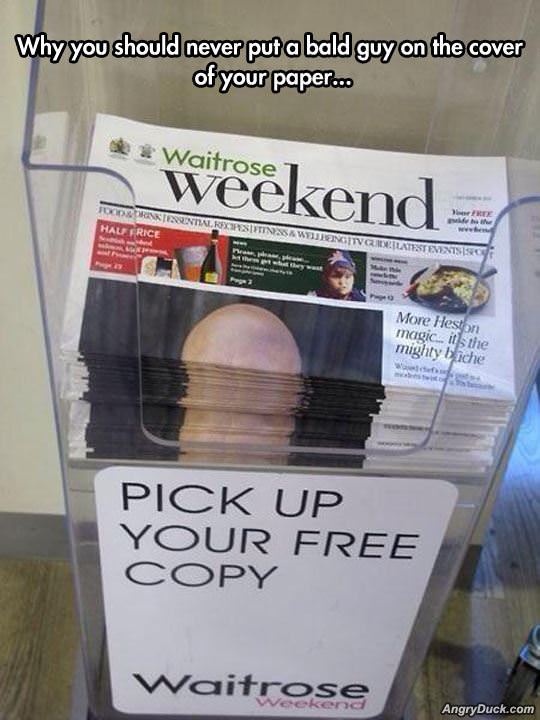 Baldy On The Cover