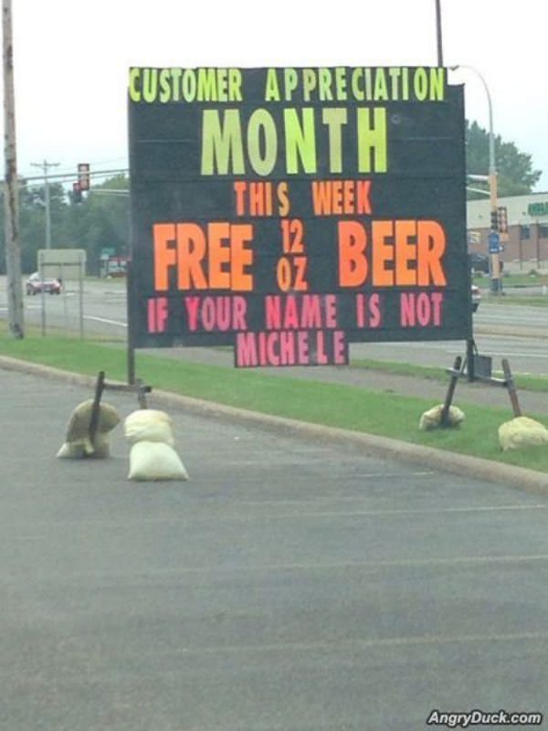 Customer Appreciation