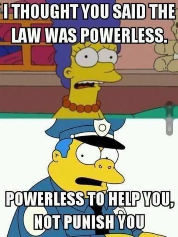 Law Is Powerless