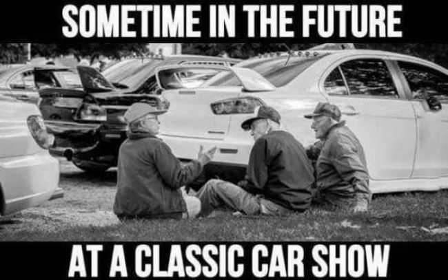 Classic Car Show In The Future