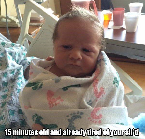 15 Minutes Old