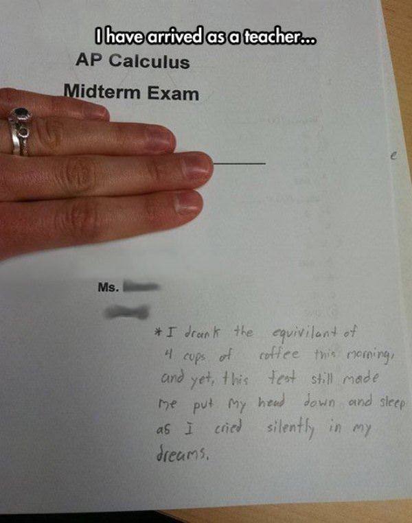 Arrived As A Teacher